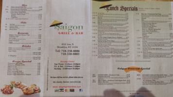 Saigon Grill And menu