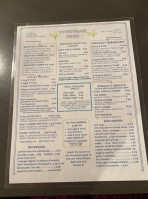 Sweet Grass Diner menu