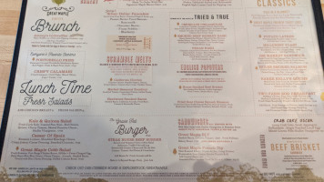 Great Maple menu