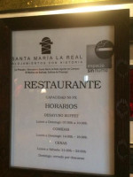 Posada Monasterio De Santa María La Real menu