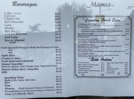 Mamas On Washington Square menu