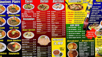 Taqueria Morelos menu