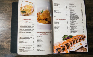 Kume Japanese Sushi Steakhouse menu