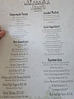 Alabama Jacks menu