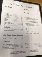 Martis Place menu