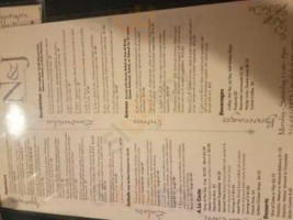 N & J Cafe & Bakery menu