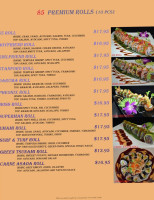 Yama Sushi Japanese menu