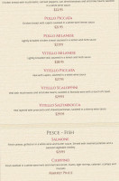 Sprazzo Cucina Italiana menu