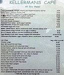 Kellerman's Cafe menu