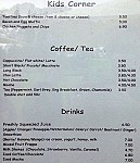 Kellerman's Cafe menu