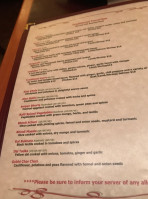 Tanjore Bar And Restaurant menu