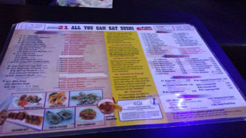 Sushi 21 menu