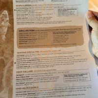 Bonefish Grill menu