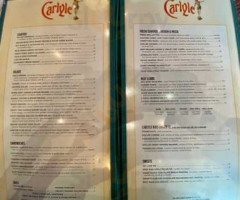 Carlyle menu