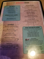 Shucks Fish House Oyster menu