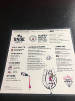 The Horseshoe Lounge menu