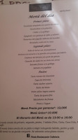 Fenix Cafeteria menu