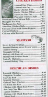 Dong Seng Chinese Food Take Out menu