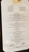 Bonaventure Resort menu