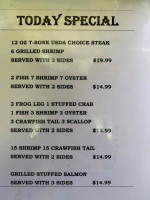 Bay Seafood menu