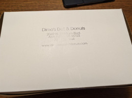 Dimo's Deli Donuts menu