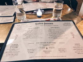 Saint James Seafood menu