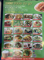 Thai Food To Go menu
