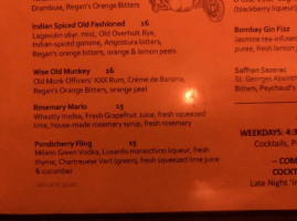 The Drunken Munkey Ues menu
