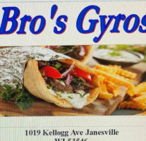 Bros Gyros food