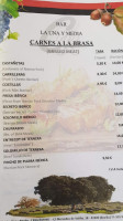 La Una Y Media menu