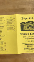 German Deli/jägerstüble menu