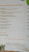 Brauereigasthof Falter menu