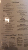 Intermezzo And Wine Cellar menu