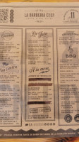 La Barbería menu