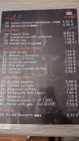 Tasca Buzanada menu