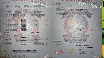 Wingman menu