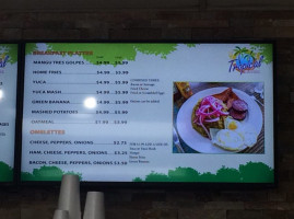 Tropical Cuisine menu