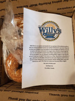 Willy's Bagels Blends menu