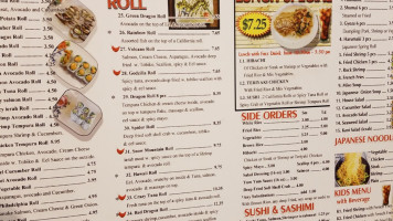 Hibachi Express menu