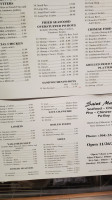 Saint Manchu Nola menu