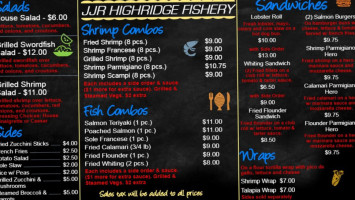 Jjr Highridge Fishery food