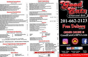 Good Eats Bistro menu