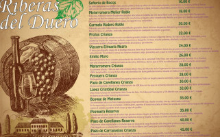 Venta La Parada menu