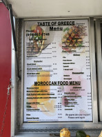 Taste Of Greece Mediterranean Food Truck menu
