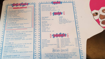 Broken English Taco Pub-lincoln Park menu