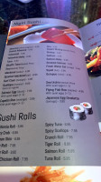 Blufin Sushi Izakaya Grill menu