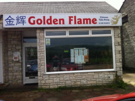 The Golden Flame outside