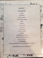 Almaz Cafe menu