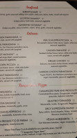 Venetian Trattoria Reggiano menu