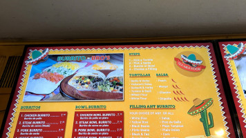 Burritos Bros menu